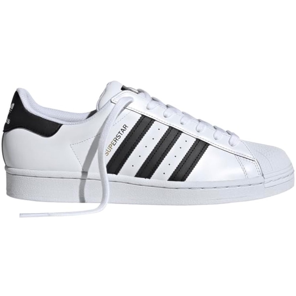 Adidas Superstar Mens 8.5 White/Black~ NEW WITH TAGS - Picture 3 of 10